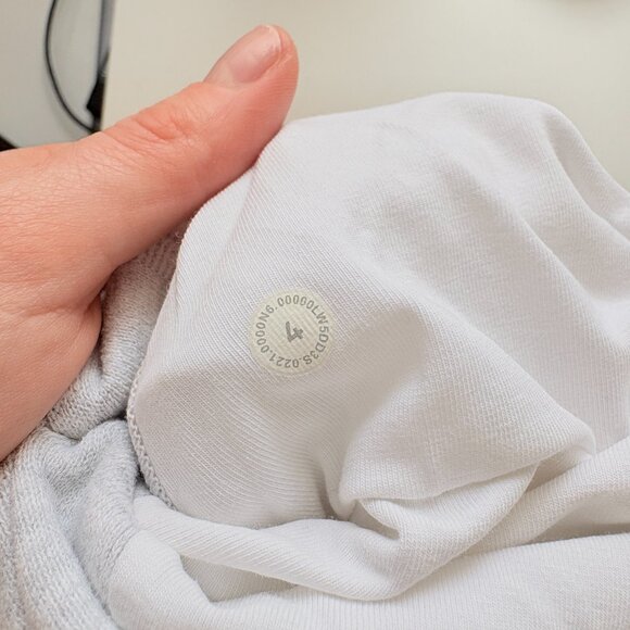 Lululemon Scuba High-Rise Fleece Jogger 28" Heathered Core Ultra Light Grey Sz 4 - Picture 7 of 7